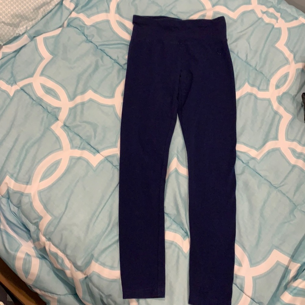 Justice cotton leggings navy size 10